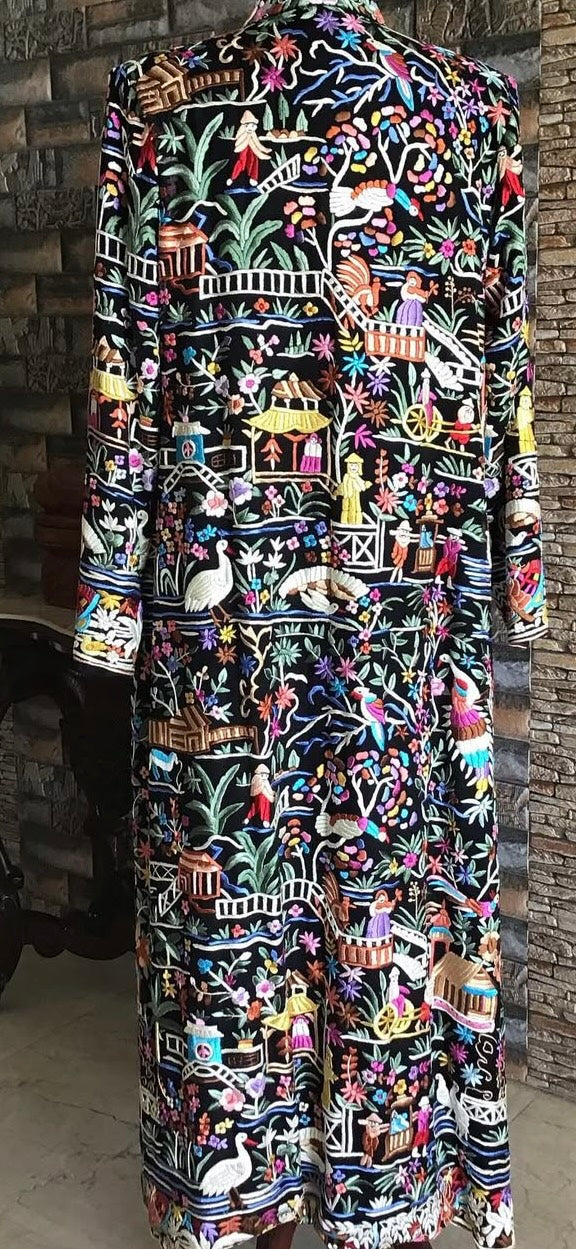 Hand embroidered Parsi Gara jacket