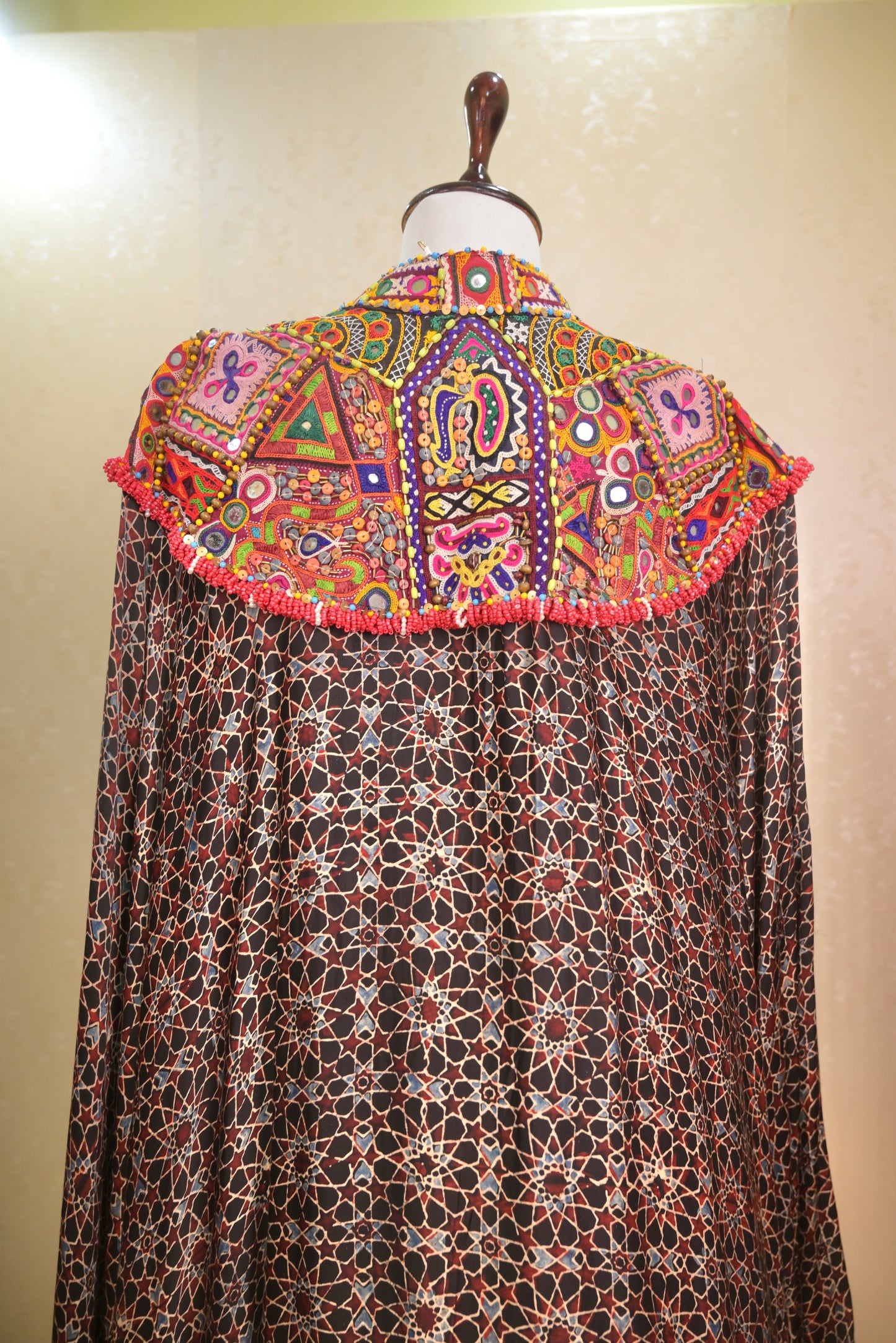 Ajrakh cape set