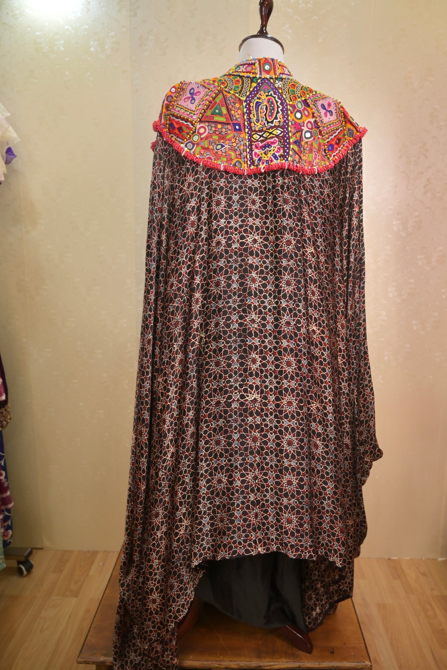 Ajrakh cape set