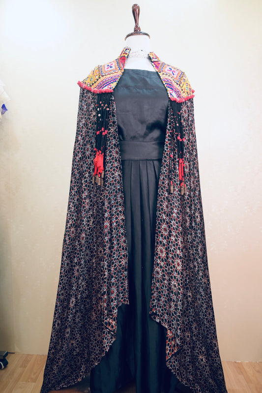 Ajrakh cape set